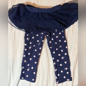 Carter's/Genuine Merchandise Baby Girl MLB Graphic TuTu Pants-12M